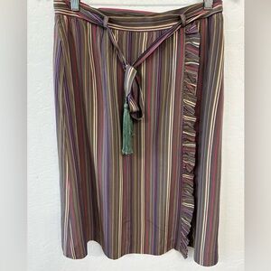 Vintage Silk Ruffle Skirt S
Made in France